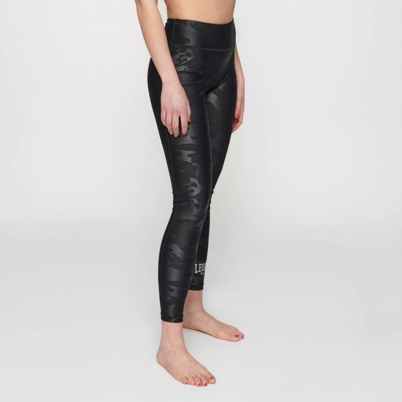 Leone Camo black leggings-black